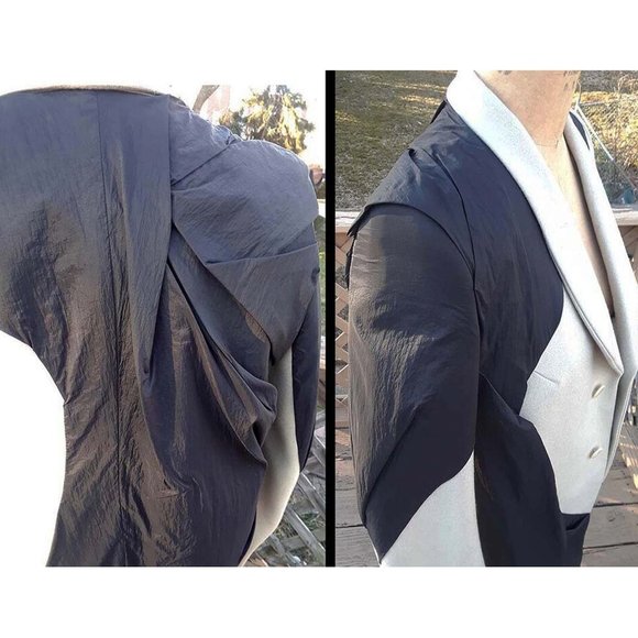 New Runway Rick Owens Fall 17 Tusk Coat sz 4/40 - Picture 12 of 14